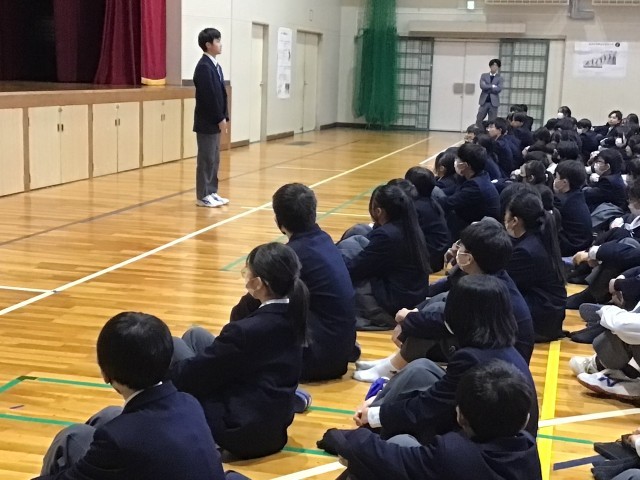 実行委員長からの想いを発表