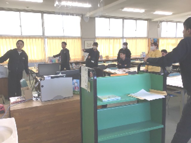 １年部の会議の様子