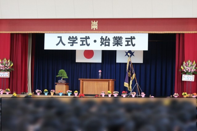 入学式の様子