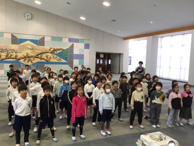 校歌を歌いました②