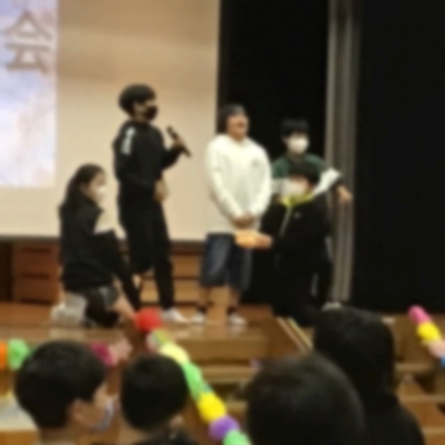 ６年生と一緒にゲーム