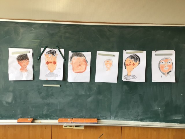 自分の似顔絵も素敵です