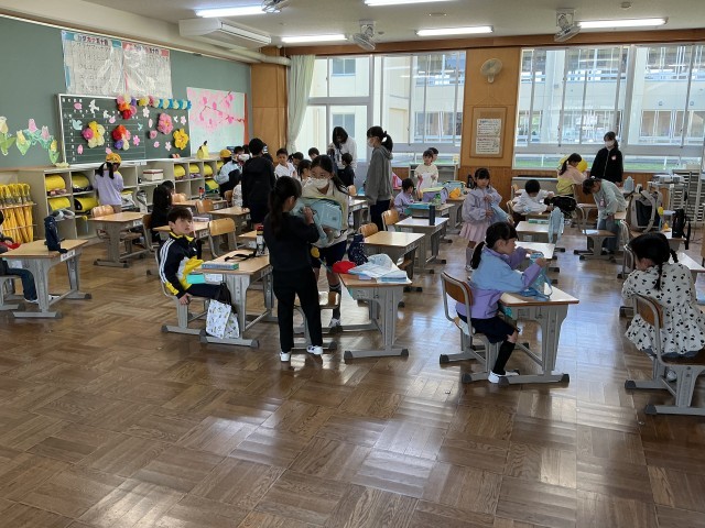 １年生のお手伝い