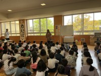 学年集会の様子①