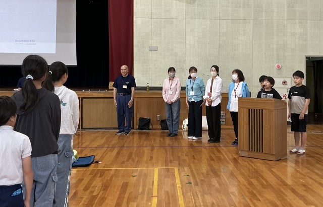 司会進行の児童も立派でした。