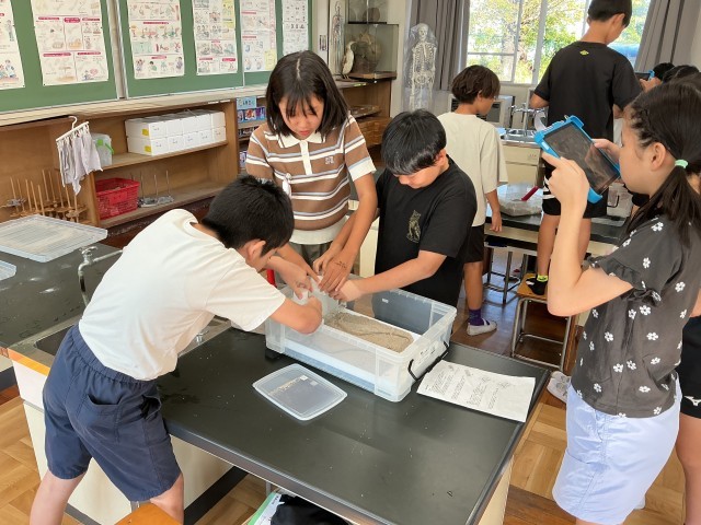 理科「流れる水のはたらき」