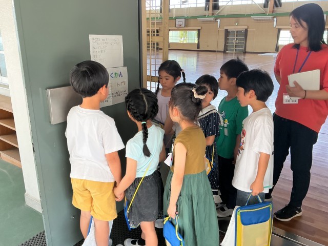 場所の説明をしました。
