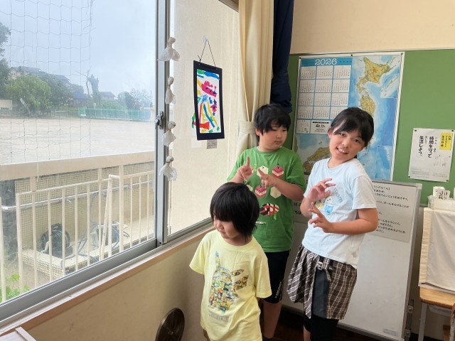 3人で作ったよ！