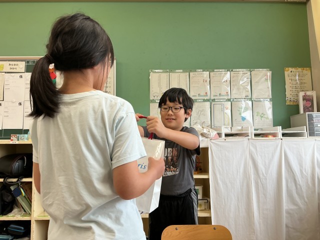 どうぞ！ありがとうございました！