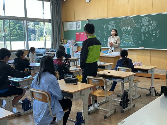 ５年生　学級びらきの様子