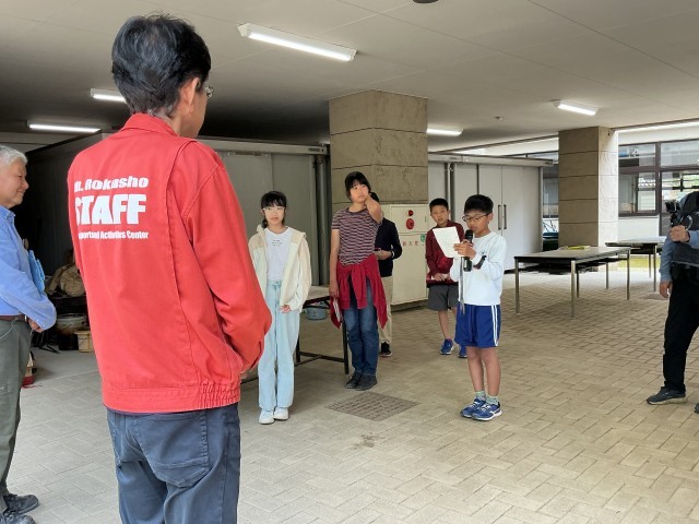 代表児童のあいさつ
