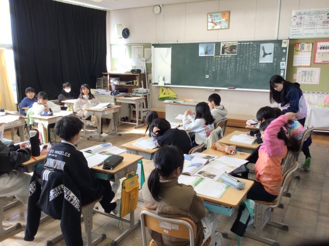 4年生の授業の様子