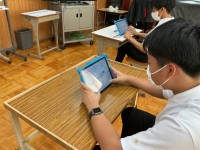 気づきメモを入力の様子。